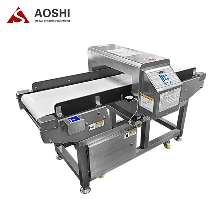 Aliuminio folijos maišelyje supakuoto gaminio metalo detektorius